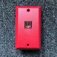 Faraday 2830 (Siemens U-MHU) Fire Alarm Horn Red Single-Gang USED TESTED