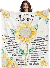 Aunt Gifts, Aunt Birthday Gifts, Aunties Blanket, Gift for Aunts from Niece N...