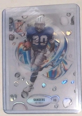 2025 Topps Signature Class Fluidity #F-16 Barry Sanders Detroit Lions Acetate