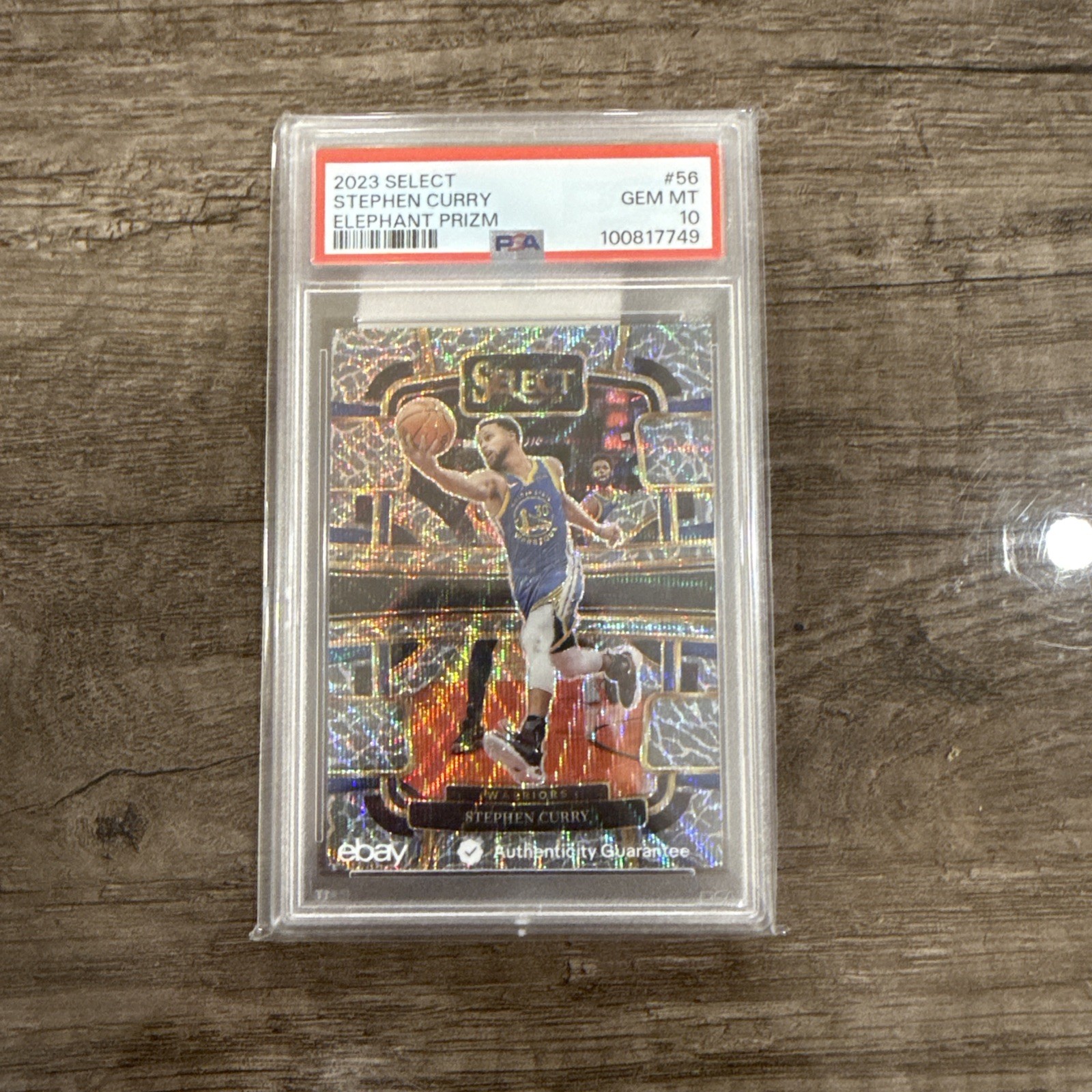2023-24 Panini Select - Concourse - Stephen Curry #56 ELEPHANT Prizm PSA 10