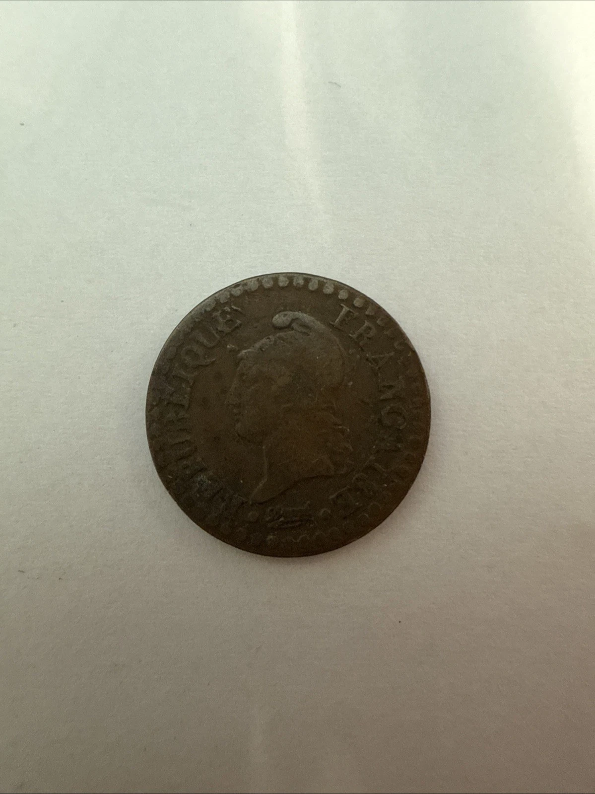Monnaie 1 Centimes L’an 7 A Un Centime L’an 7 A Marianne République Française