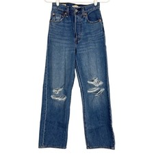 Levi's Premium Ribcage Straight Ankle Jeans Size 24