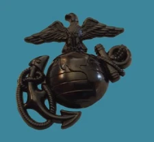U.S MILITARY MARINE CORPS EGA HAT LAPEL PIN USMC EAGLE GLOBE AND ANCHOR EMBLEM