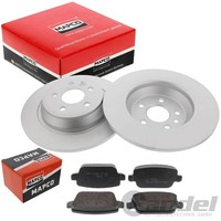 Mapco Bremsscheiben 302Mm + BelÄGe Hinten Passend FüR Ford Focus Galaxy Kuga MON