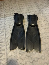 Men's Aqua Lung V-Tek Natures Wing Split Fins SCUBA Diving Size Large