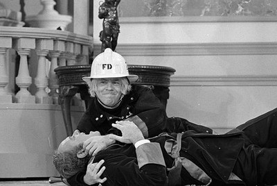 Actors Tim Conway Harvey Korman perform in a scene from The Carol - Old Photo