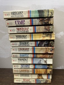 Dana Fuller Ross Lot of 12 Books from the Wagon West Series, 1980s, paperbacks