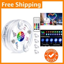 Submersible LED Lights with Remote, 13 LED Pool Lights for Inground Above Gro...