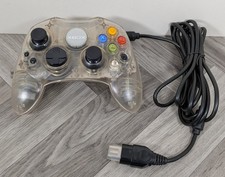 Microsoft Xbox Original Genuine Crystal Controller with Breakaway. Serviced
