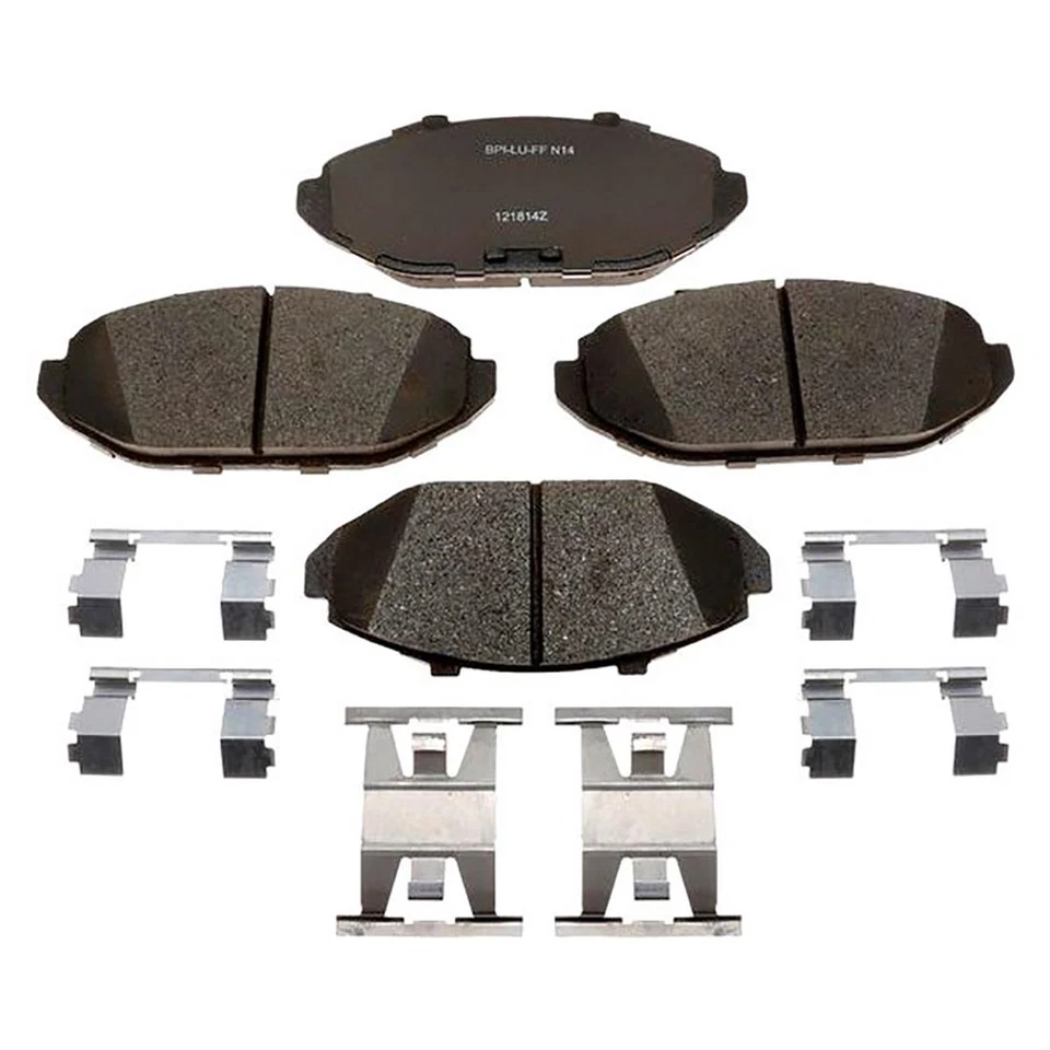 Juego de rotores de freno delanteros + pastillas de freno de cerámica para Ford Crown Victoria 1998-2002 Foto 2 de 4