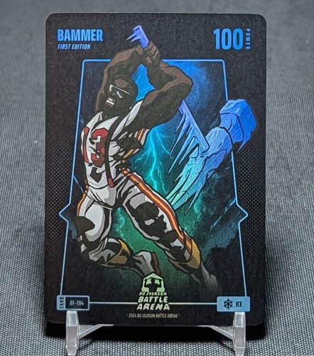 Bam Adebayo BAMMER Ice Battle Foil 2025 Bo Jackson Battle Arena Card BF-194 Heat