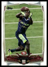 2014 Topps #344 Bruce Ellington Rookie RC San Francisco 49ers football card. rookie card picture