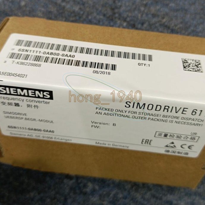 1PC New SIEMENS 6SN1111-0AB00-0AA0 Servo power module accessories