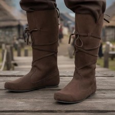 Pirate Boots Mens Womens Medieval Viking Renaissance Costume LARP Ren Faire Shoe