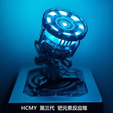 HCMY Marvel Iron Man 1:1Scale 3Generations Arc Reactor LED Light MK5 Light Prop