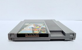 Pictionary NES (Nintendo, 1990) With Original Manual Authentic - Clean - Tested