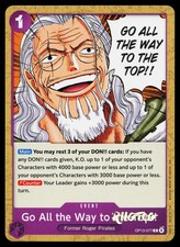 Go All the Way to the Top!! OP13-077 Carrying On His Will One Piece NM