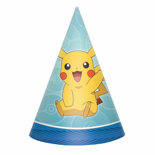Pokemon Paper Party 8 ct Cone Hats | eBay