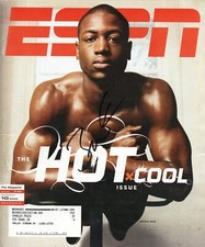 DWAYNE WADE SIGNED ESPN THE MAGAZINE 10/10/05 AUTHENTIC AUTOGRAPH MIAMI HEAT DWAYNE WADE SIGNED ESPN THE MAGAZINE 10/10/05 AUTHENTIC AUTOGRAPH MIAMI HEAT