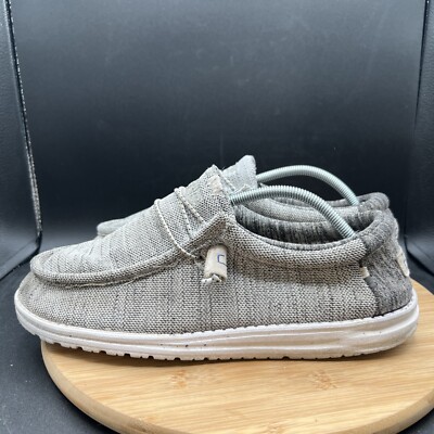 Hey Dude Shoes Size 13 Hey Dude Wally Jersey Mens Shoes Size 13, Color: Taupe  main image 4