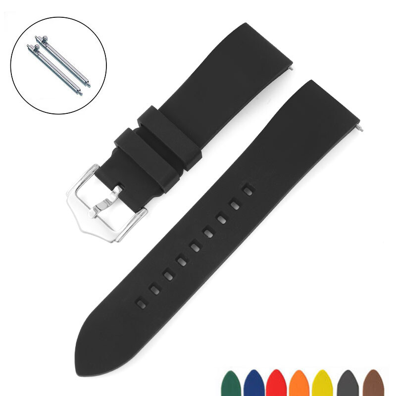 Cinturino in silicone per orologio 18mm-24mm