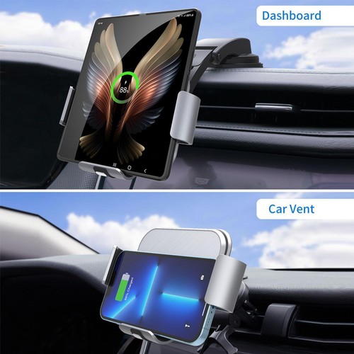 For Samsung Fold 4/3 Folding Screen Mobile Phone Car Z3 Holder Charger Z5J6 - Picture 5 of 12