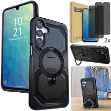 For Samsung A06/A16/A26/A36/A56 5G Case Ring Stand Cover/Privacy Screen Potector
