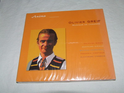 NEW - Chamber Music Olivier greif by Bertrand Giraud piano