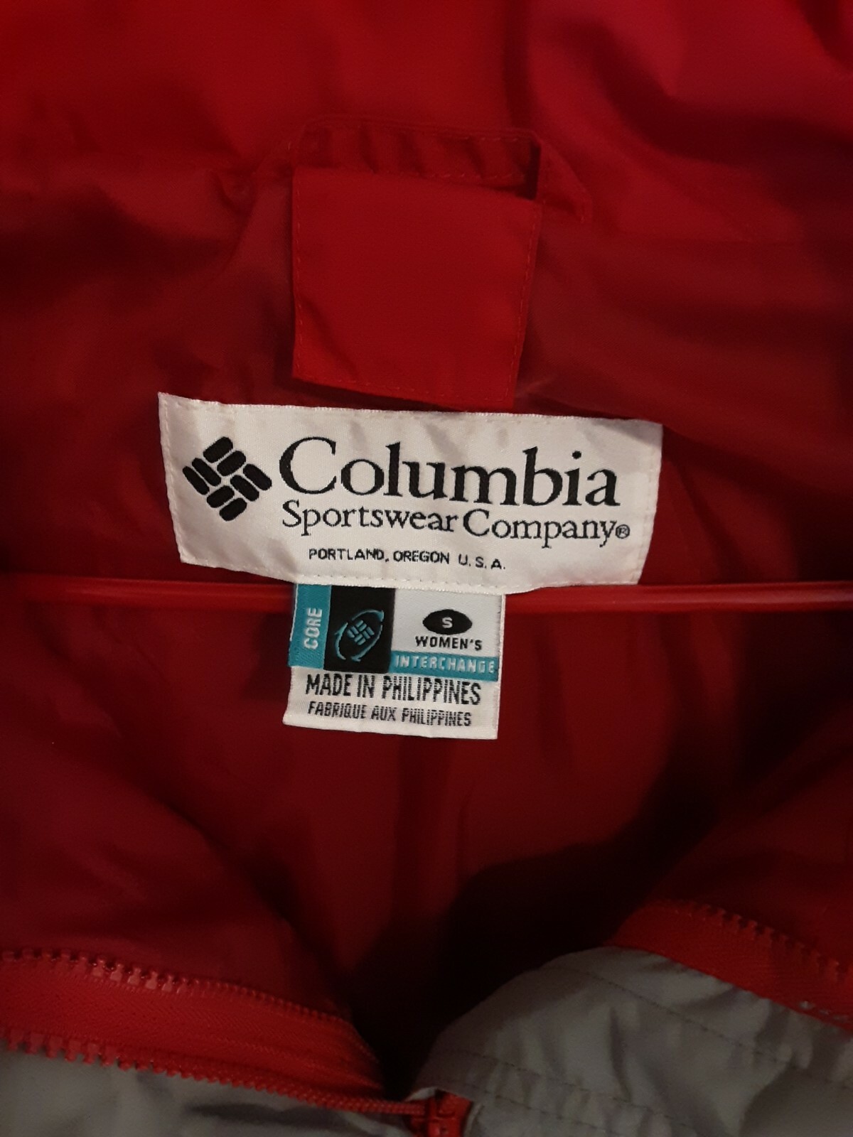 Womens Columbia Interchangeable Jacket Small Red … - image 2