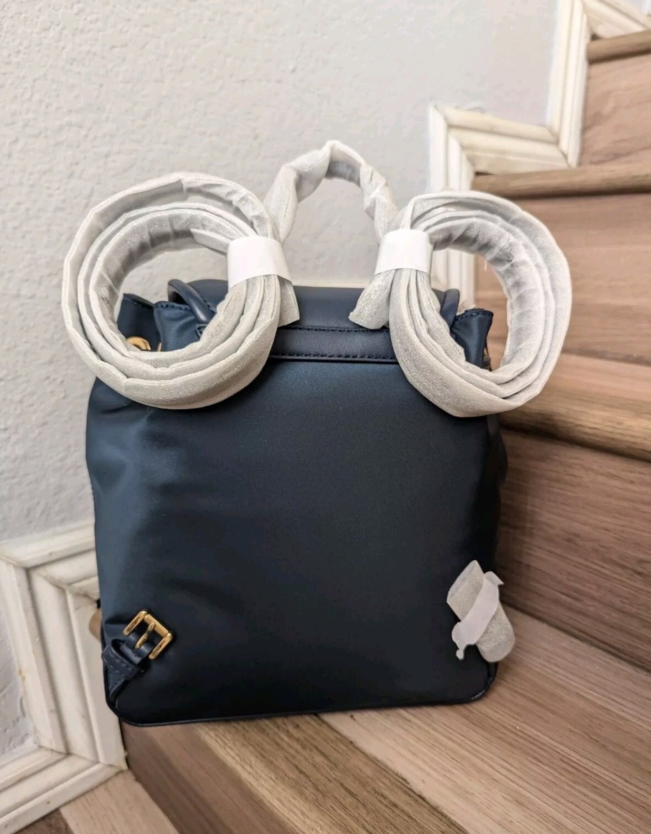 NWT Michael Kors Cara Small Nylon Backpack In Navy | eBay display picture 2