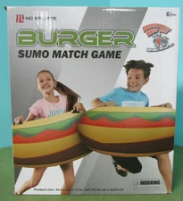 MD Sports Sumo Burger Match Outdoor Game Bumper Boppers - Blow up Tube 