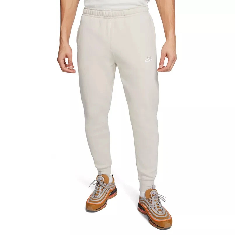 Nike Mens Sportswear Fleece Jogger Pants Light Bone BV2671-072
