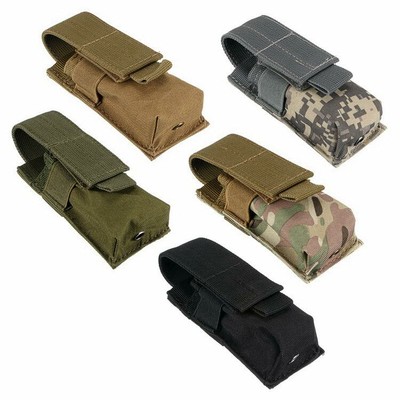 Taktisches Taschenlampen-Holster Aus Nylon – Verstellbar, Mit Klett & Schnappverschluss, Für Gürtel Bis 40 Mm