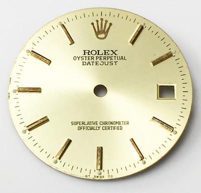 ROLEX DIAL OYSTER PERPETUAL DATEJUST SUPERLATIVE CHRONOMETER ORIGINAL 27.9MM