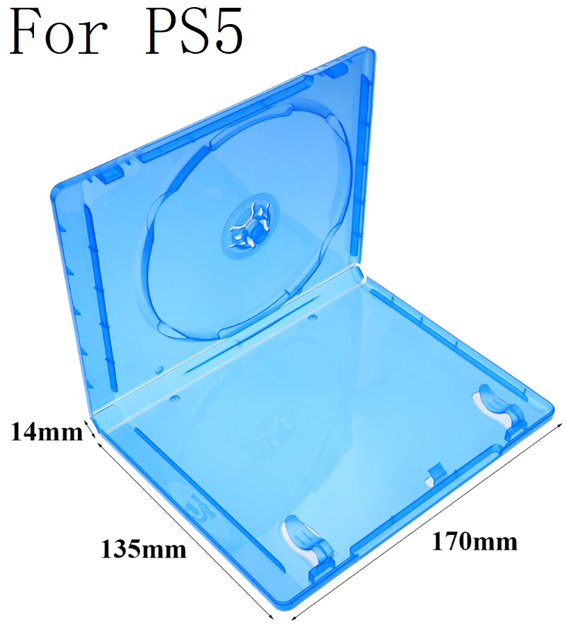 Lote de 10 Estuches Blu-Ray Azul Juego Soporte de Almacenamiento 1 Disco Capacidad 14MM PS4 PS5 Foto 3 de 4