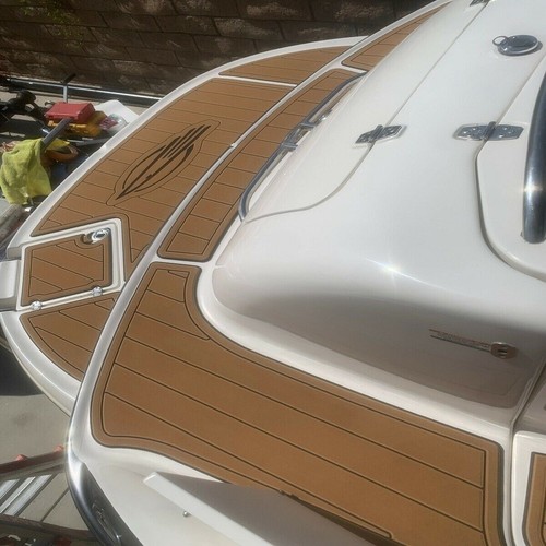 2010 Chaparral 256 SSI Swim Platform Cockpit Boat EVA Foam Teak Deck Floor Pad- - Foto 9 di 24