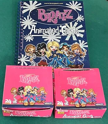 GIG - MGA ENTERTAINMENT Bratz "2 Box e 1 Raccoglitore (Sigillato) Animated Cards" Serie 2 Prominter 2003