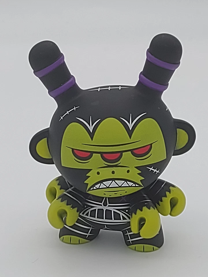 Kidrobot 2012 Dunny Apocalypse Black Mutant Ape Of No Hope 3" Figure Kronk 1/16 - Image 2 of 4