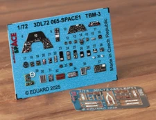 Eduard SPACE 1/72 TBM-3 Avenger 3D Cockpit Interior + Seatbelts (Hobby Boss)