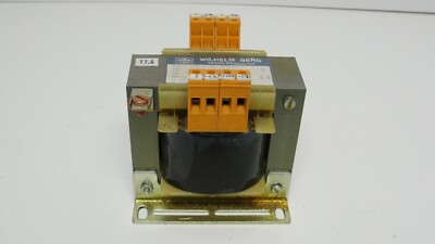 Wilhelm Berg ETOE-130 transformer 0.130kva primary 230 v 0.56a 20v 4a 15v 3.33a