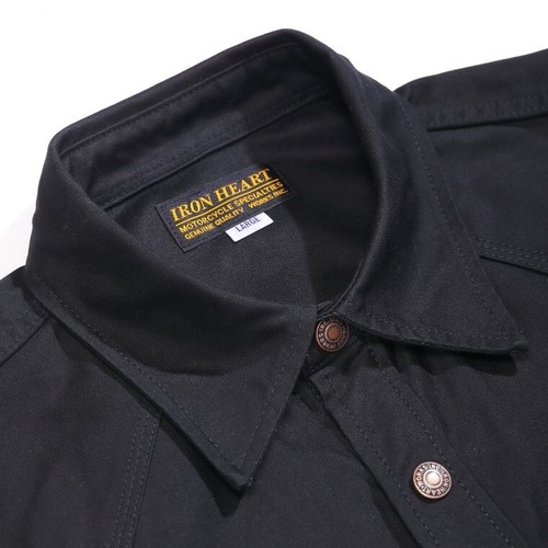 IRON HEART Militar Espalda Satinada C.P.O Camisa IHSH-296 Varias Tallas NUEVA - Imagen 4 de 12