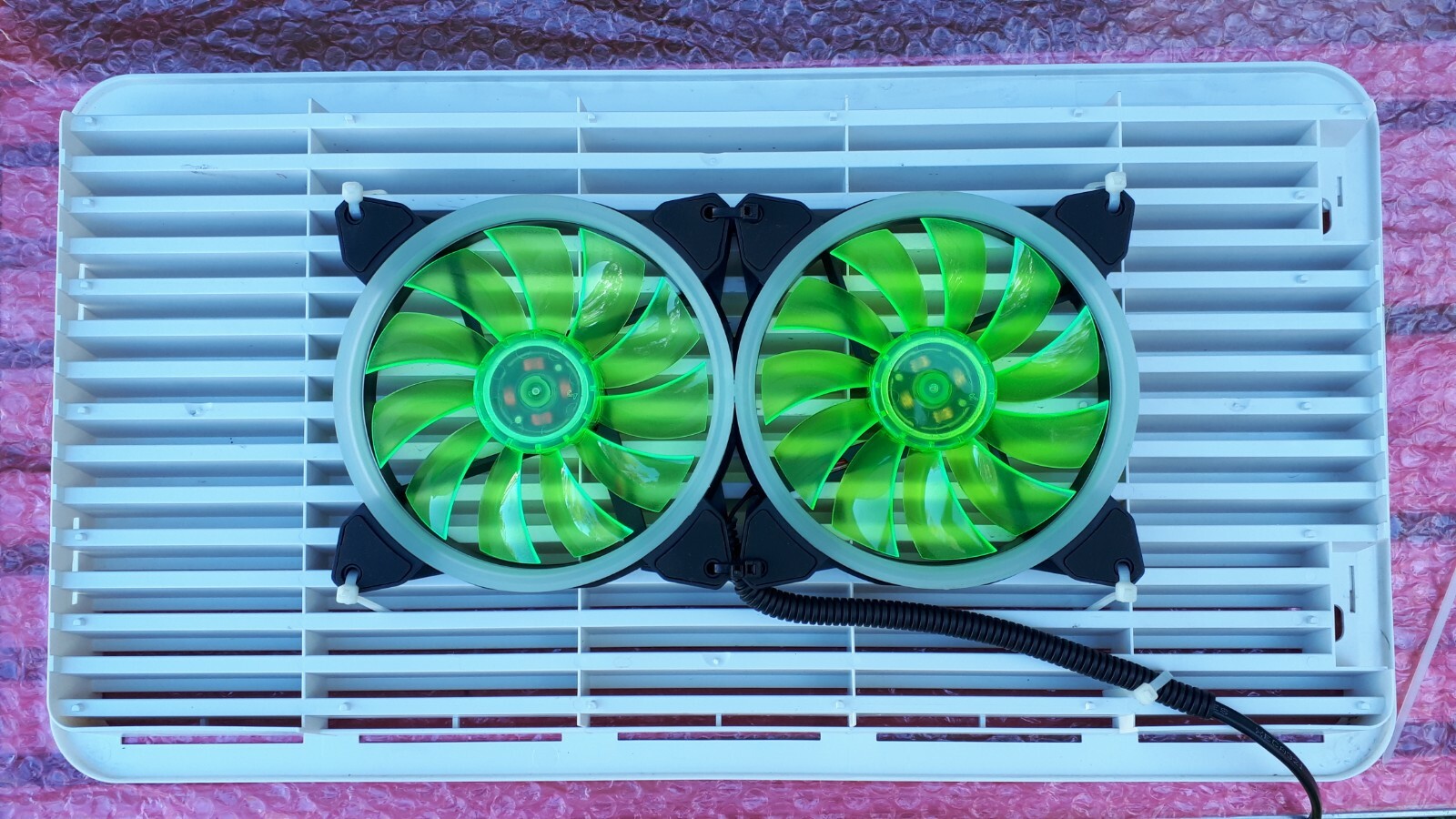 Caravan Fridge Cooling Fan Kit twin 80mm fans & Digital Temperature