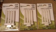 3 Feit CFL 4 Pin 125W Uses 15W Replacement Bulbs