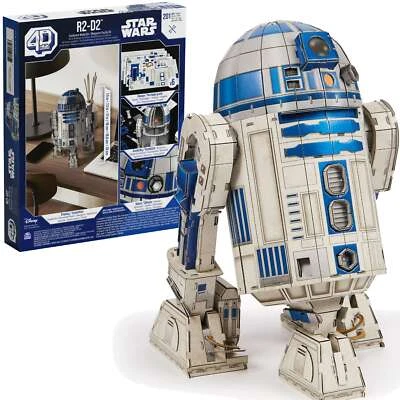 SPIN MASTER Puzzle 4D Build Star Wars Star Wars R2-D2 Modell 4D Figur zum Zusammenbauen