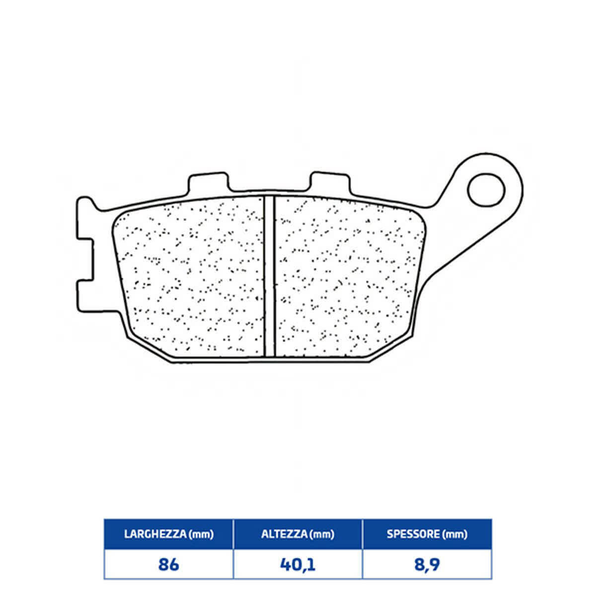 SOMMET Bremsbeläge Hinten Für Honda CB 750 F2 / CB Seven Fifty 1992-2002