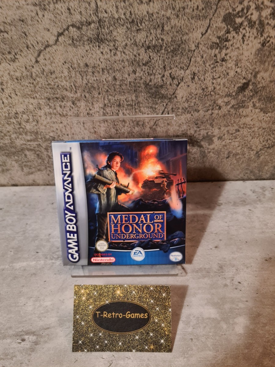 Nintendo Game Boy Advance Medal of Honor Underground EUR New Old