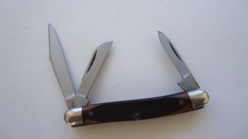 SCHRADE WALDEN NY USA 108OT JUNIOR STOCKMAN OLD TIMER KNIFE - Picture 2 of 17