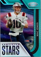 2022 Panini Certified - Certified Stars Mac Jones #CS-8 Mirror Teal /50