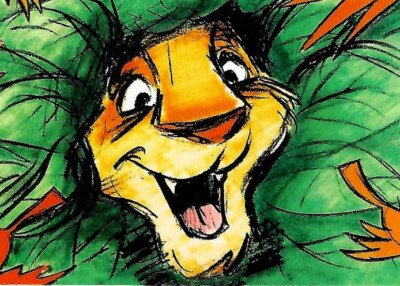 TCS 393  Disney Sky Box 1994 The Lion King 2 Thermographic Card T 8