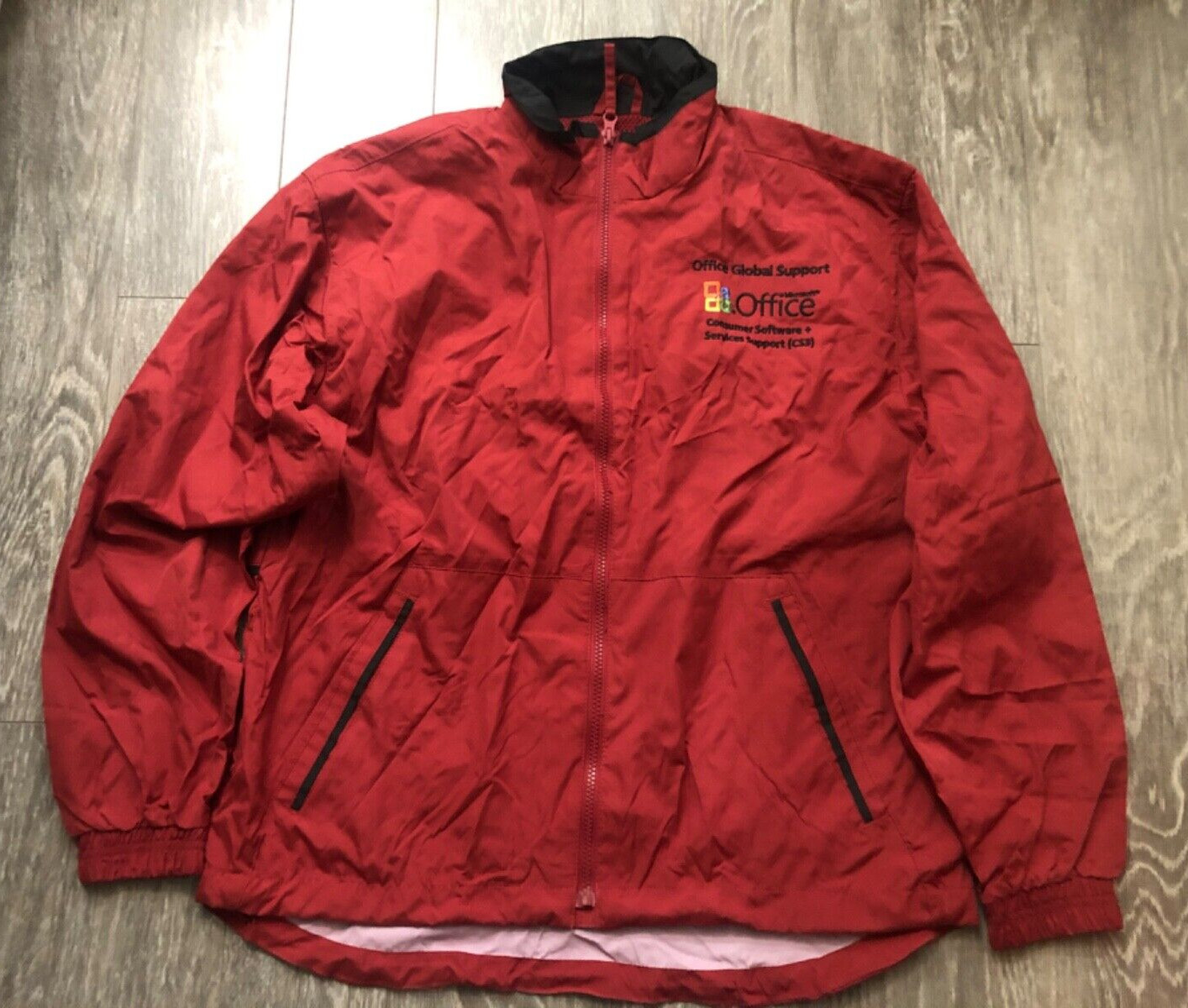 Microsoft Office Services Support CS3 Windbreaker… - image 1